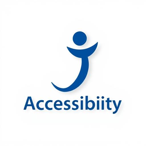 Accessibility logo depicting a figure embracing inclusivity
